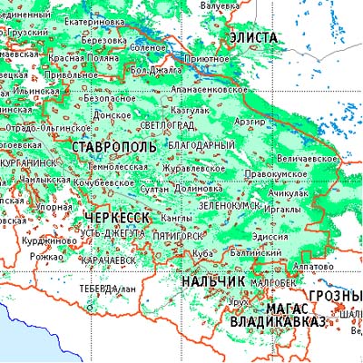 Зона покрытия мегафон в ставропольском крае карта покрытия