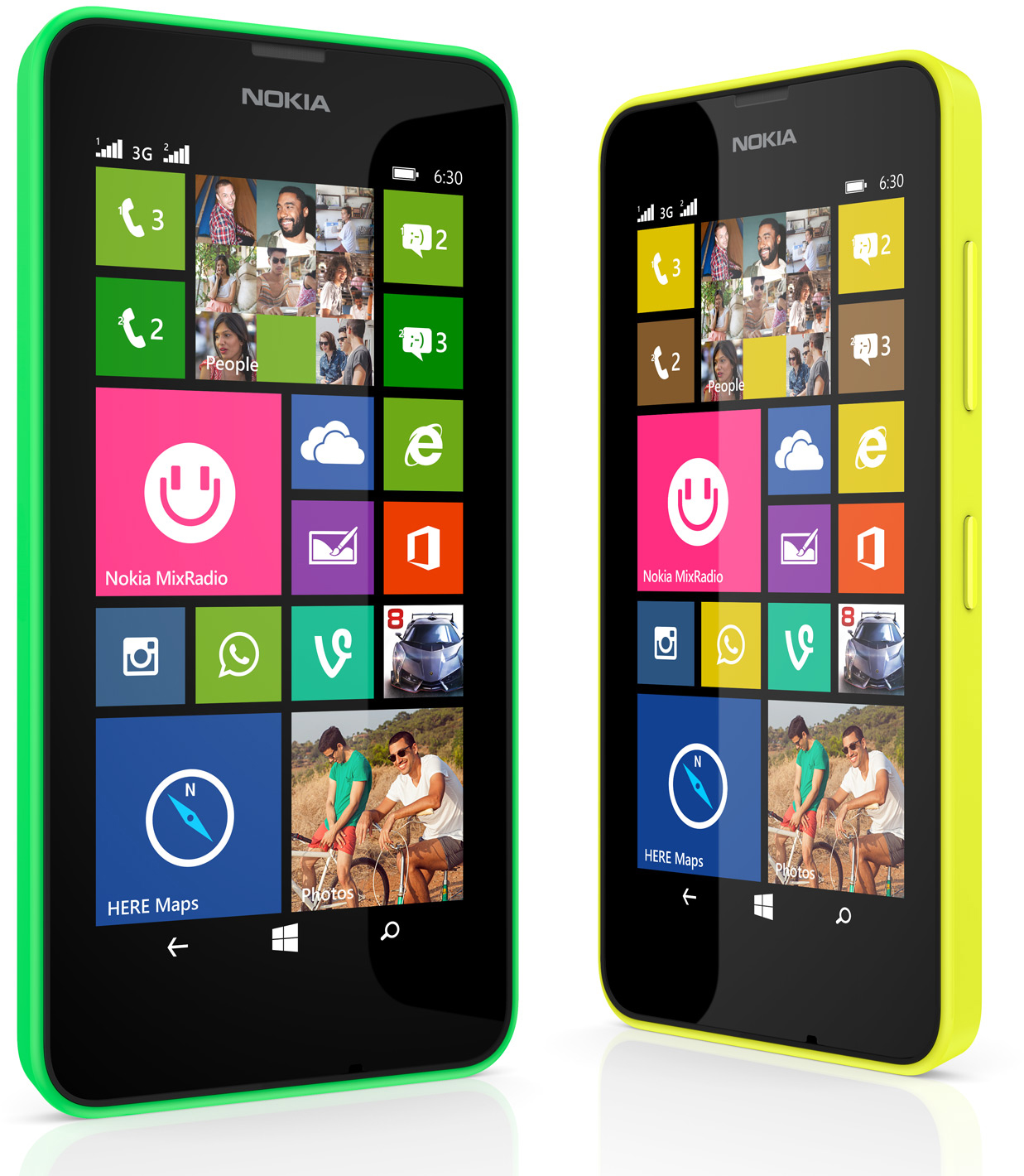 Анонсированы Nokia Lumia 630 и Lumia 635