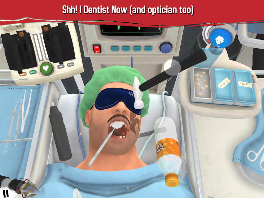 Surgeon Simulator: виртуальный хирург для iPad