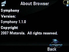 Скриншоты Motorola E8